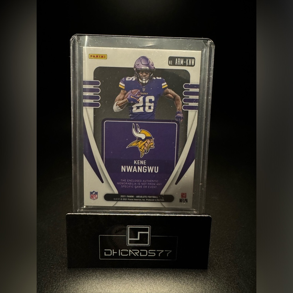 2021 Absolute Football Rookie Materials Kene Nwangwu - Picture 2 of 2